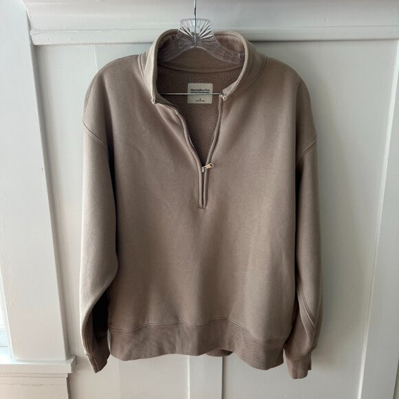 Abercrombie and Fitch Half Zip Sweatshirt - Small - Picture 6 of 12